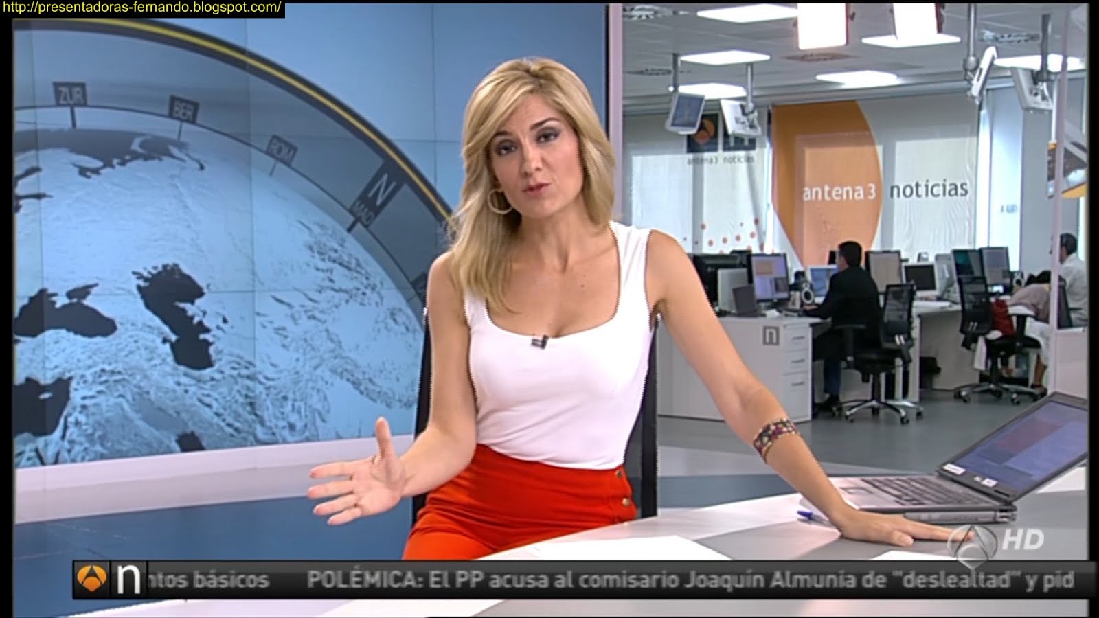 sandra golpe casada presentadoras fernando sandra golpe a3 noticias 15 6 2012 sandra golpe casada presentadoras fernando sandra golpe a3 noticias 15 6 2012