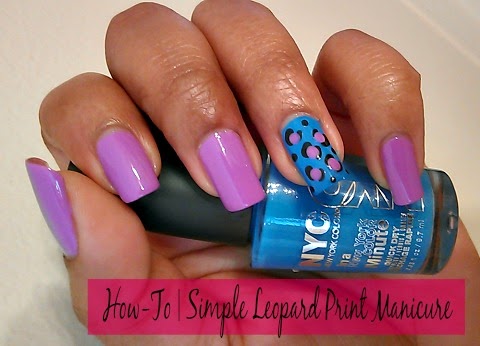 How-To | Simple Leopard Print Manicure - So She Writes by Miss Dre | A  Beauty + Lifestyle Blog