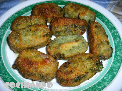 Croquetas De Espinacas Con Jamón
