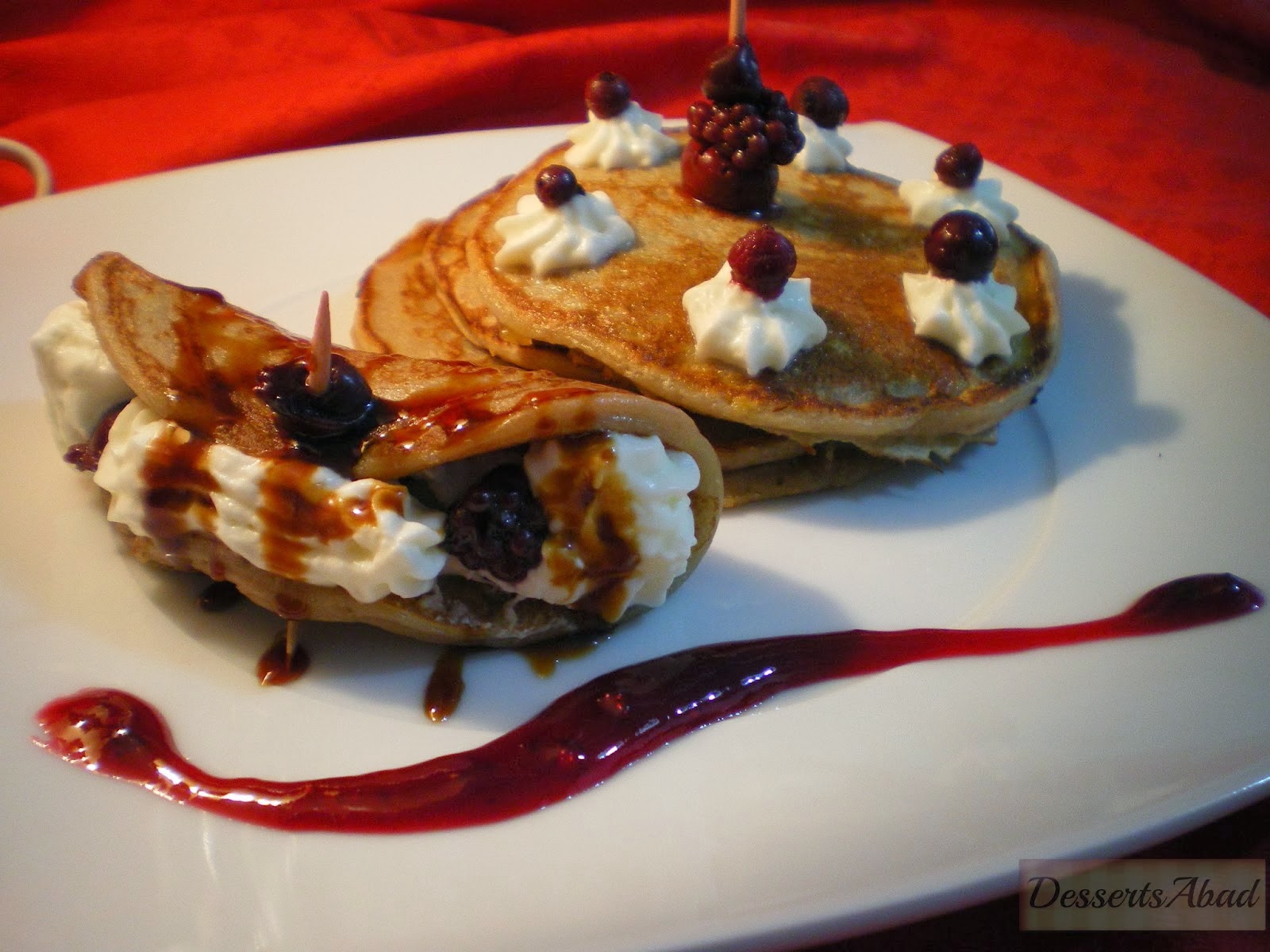 Frisuelos De Plátano Y Leche De Soja - Pancakes -
