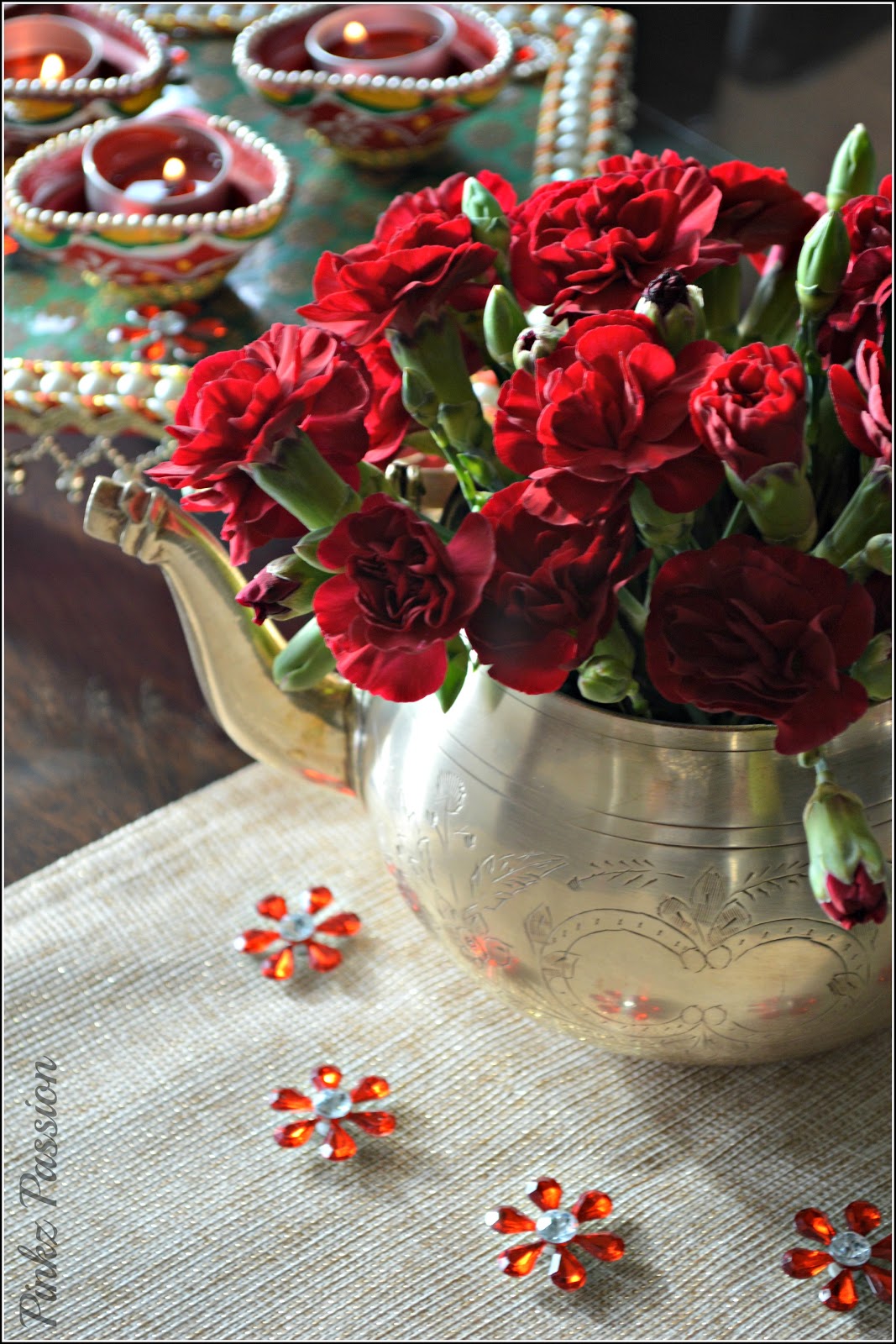 Pinkz Passion Dazzling Diwali Tablescape