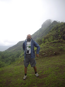 Trekking to "Tikona Fort".