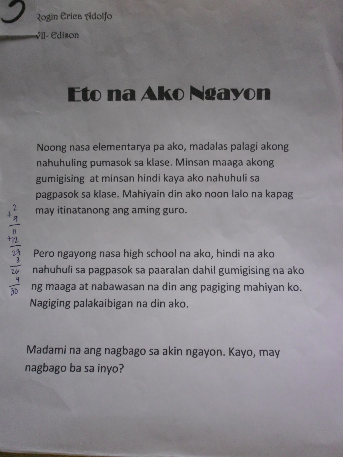 Photo essay examples image