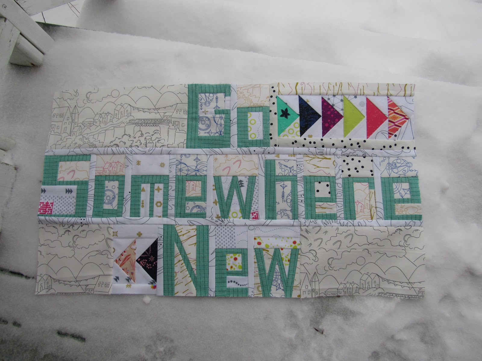 chezzetcook modern quilts Playing with words