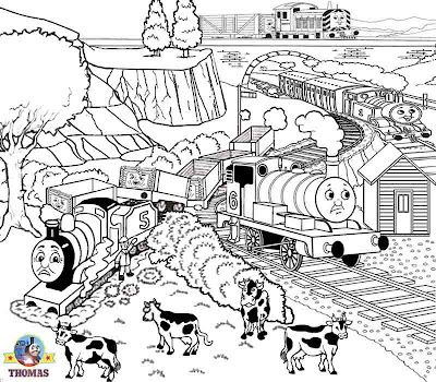 Fun things to do on Halloween kids activities sheets Thomas the tank engine colouring pages to print
