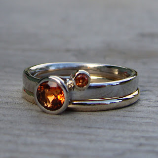 padparadscha sapphire ring