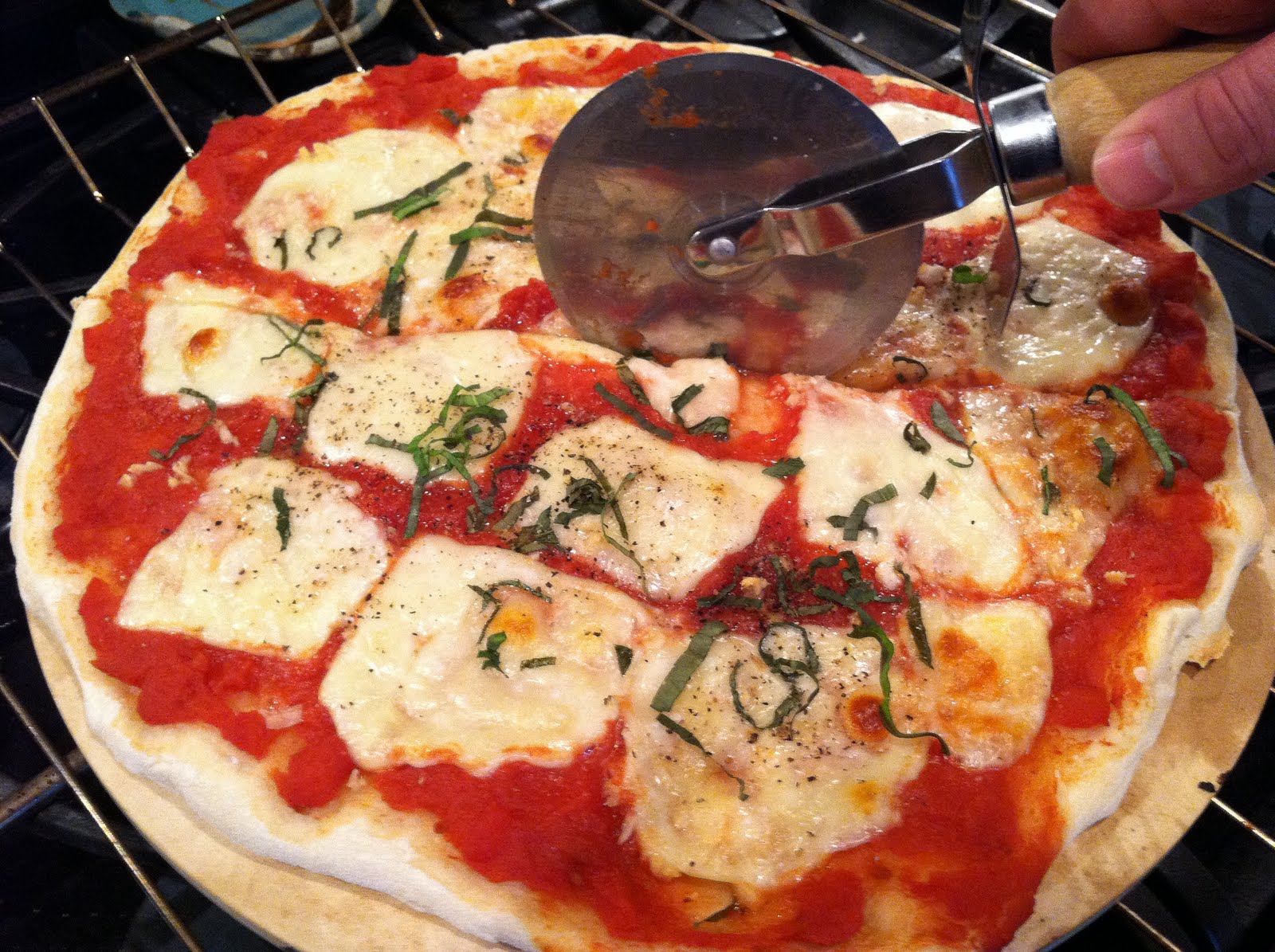 That's What She Fed Chicken Margherita Pizza