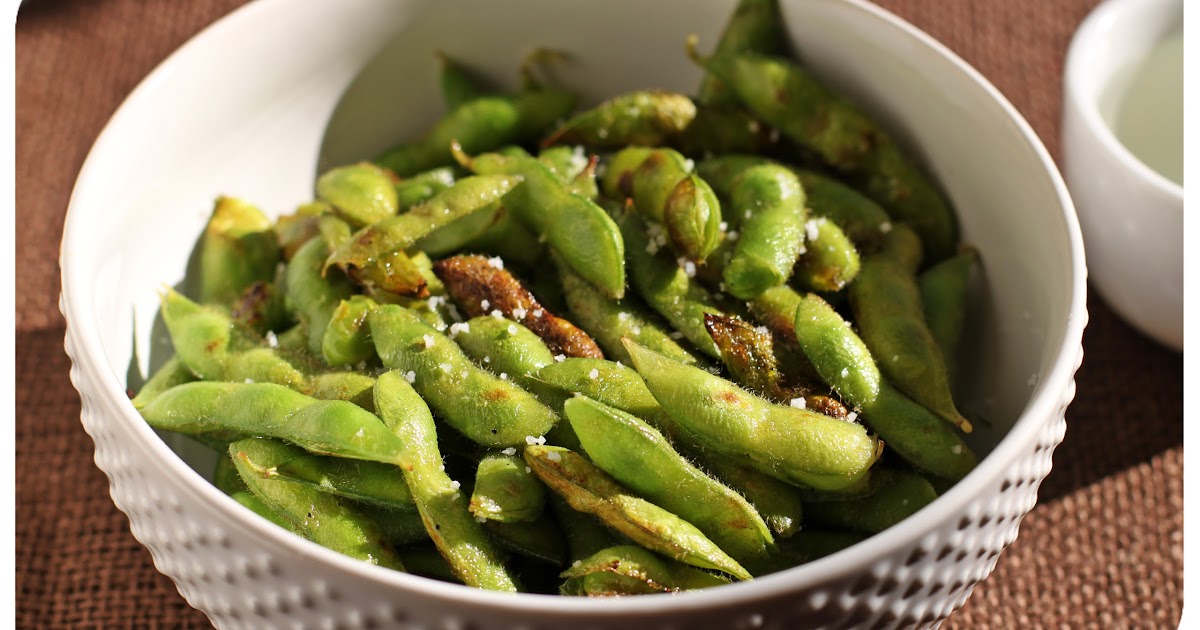 The Chickpea Chickadee Grilled Edamame with Sea Salt