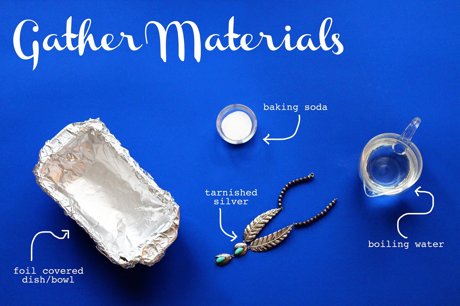 PARTYLISS How to Polish Silver Using Only Baking Soda & Water!