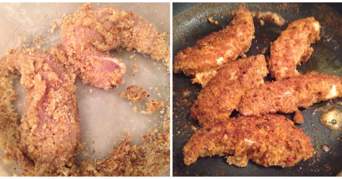 Kate's Keto Cookbook Almond Flour Chicken Strips