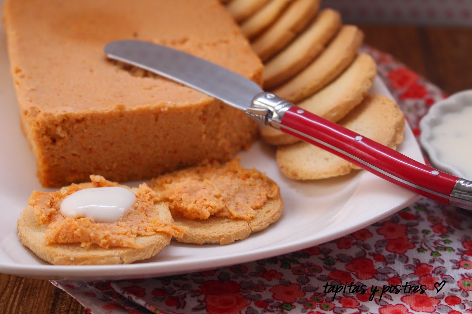 Pastel De Atún Y Piquillos.
