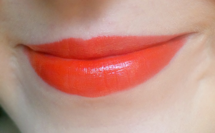 Butter London Bloody Brilliant Lip Crayon in Ladybird lip swatch swatches