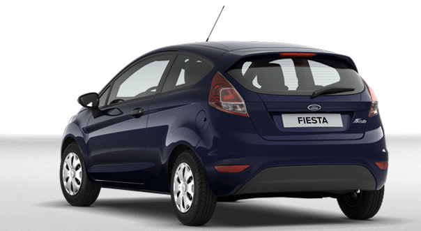 Rear Comparison GIF between Ford Fiesta and Ford Fiesta ST
