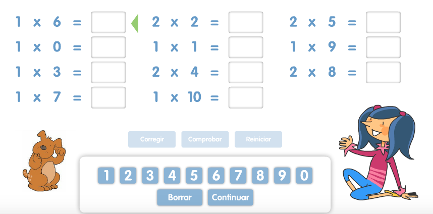 Generador de multiplicaciones