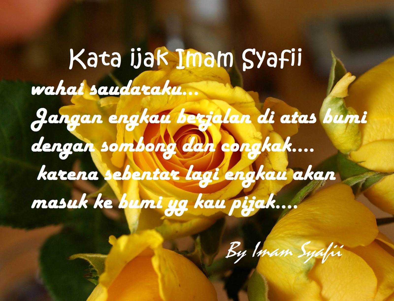 KATA MUTIARA IMAM SYAFII