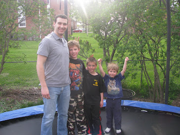 Kev with the neighbor kids!