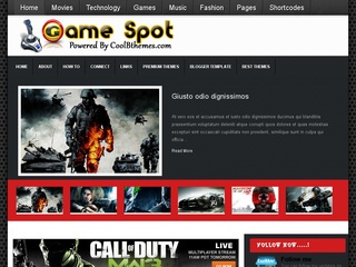 [Template] GameSpot Latest+new+html+GameSpot+Blogger+Template+xml+theme+2012