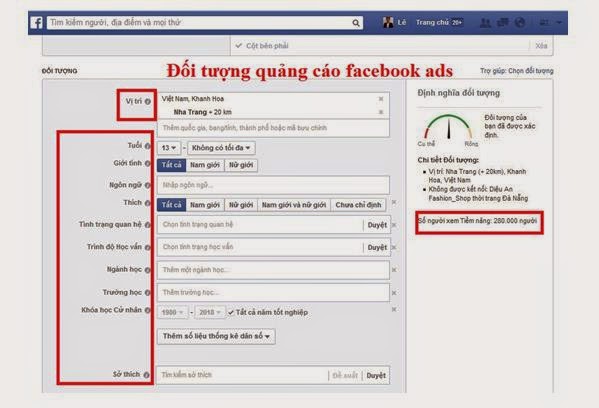 Dịch vụ tăng like bằng Facebook Ad DỊCH VỤ Facebooks