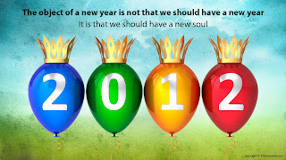 Free Download Happy New Year 2012 Baloons Wallpaper