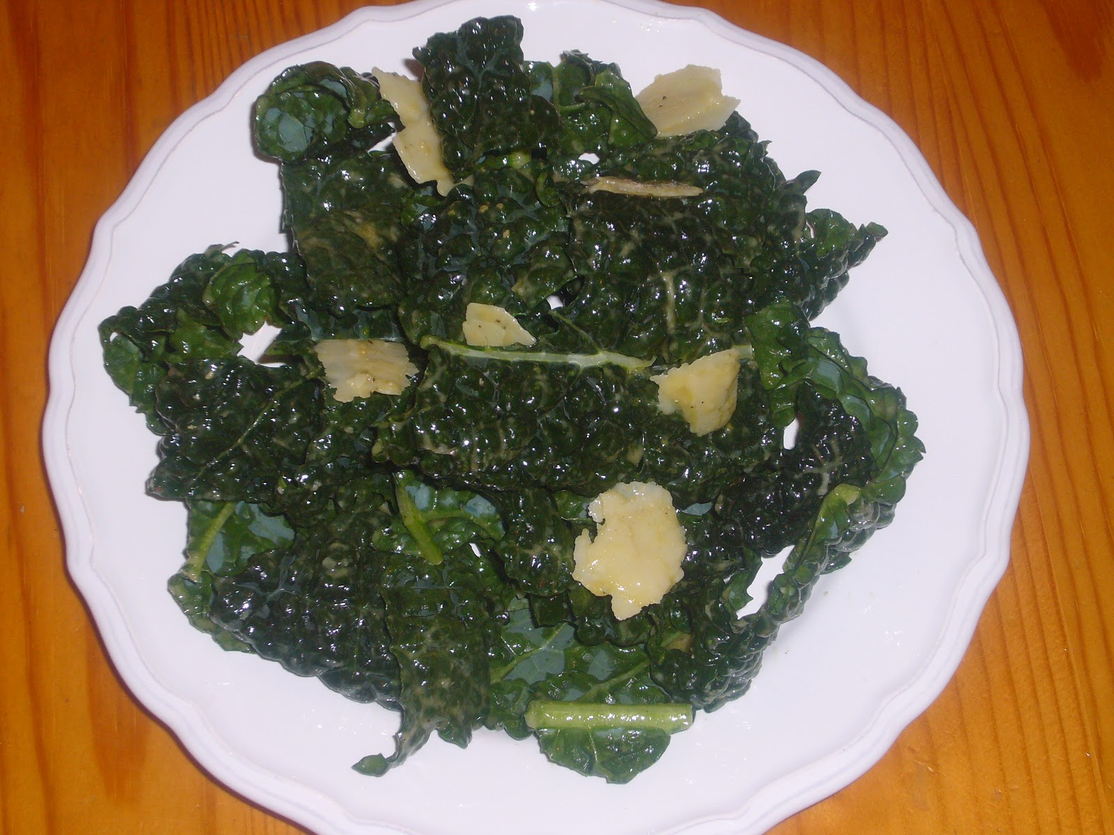 Kitchen Sink Diaries Kale Salad with Roasted Garlic Dressing