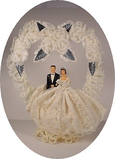 Wedding cake toppers are a fun item too collect and come in a huge variety