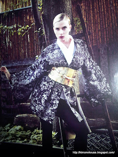Top Model styled by Kimono House NY