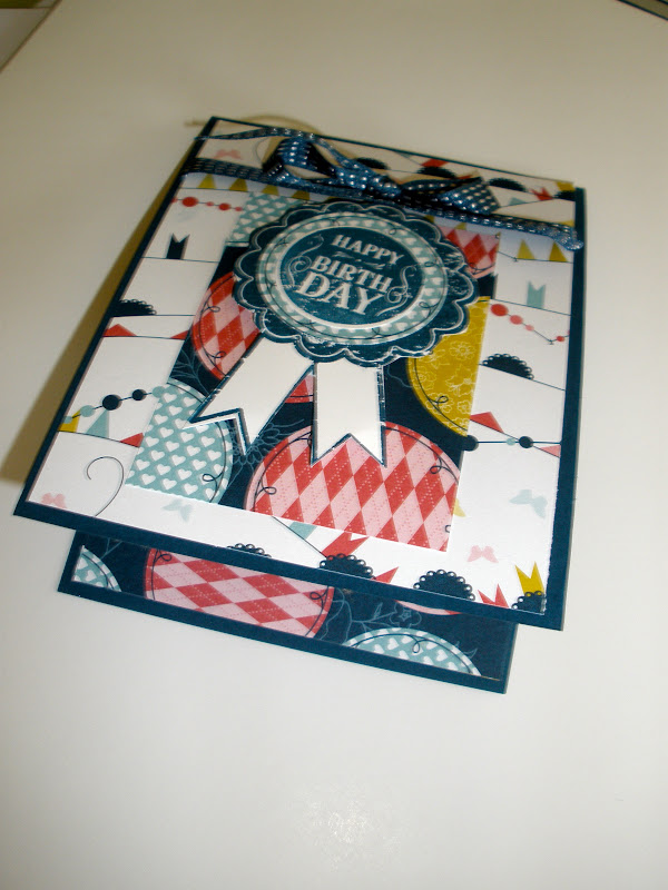 Snowmanlover's Paperie & Wreath Shop Stampin' Up! Blue Ribbon Birthday