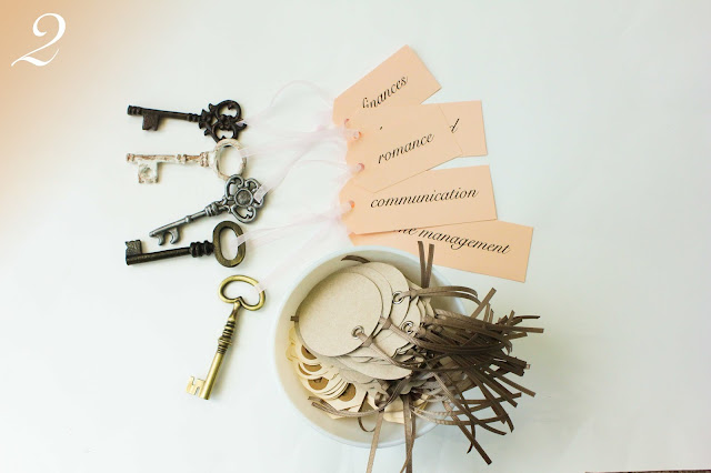 keys to marriage bridal shower game