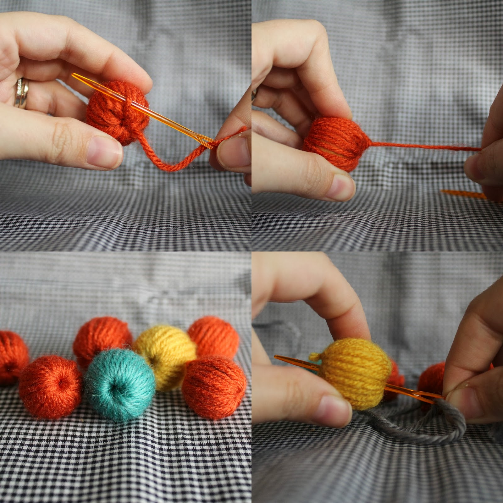 Specs and Wings DIY Fall Yarn Necklace