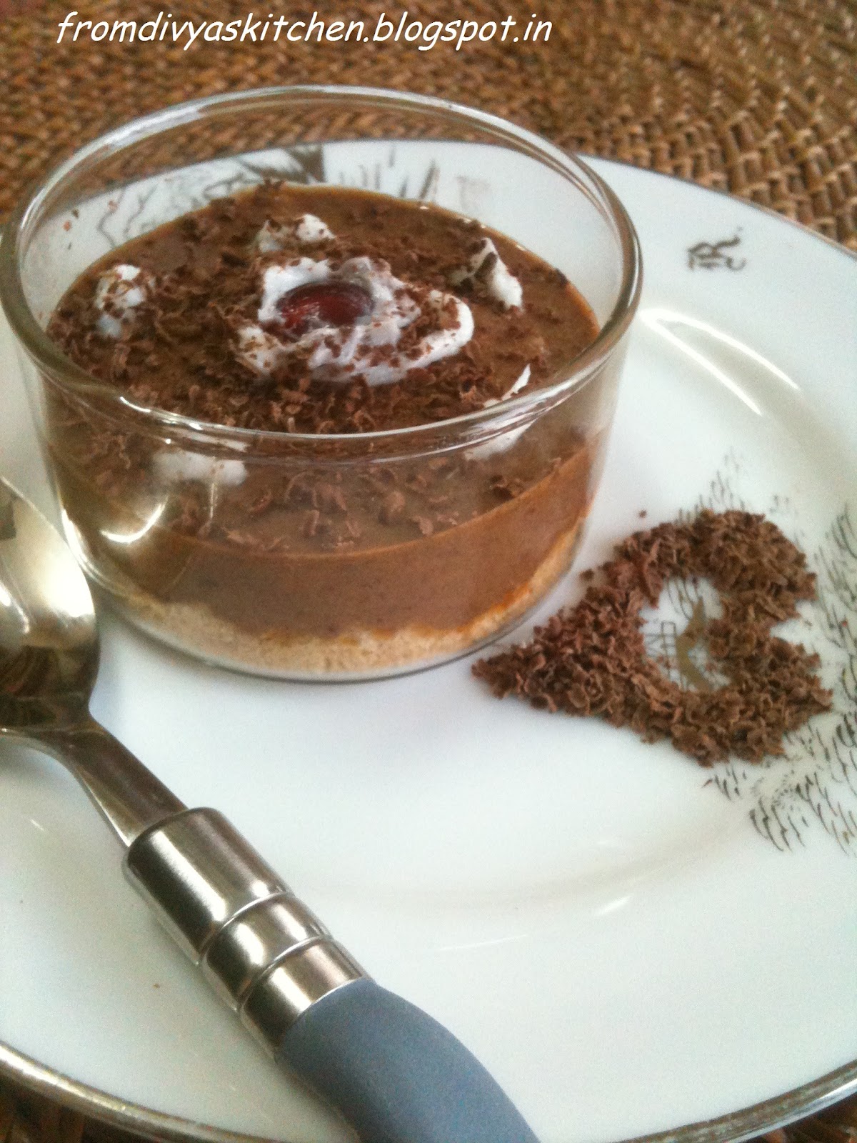 From Divya's Kitchen: Coffee Mousse on Biscuit Crust