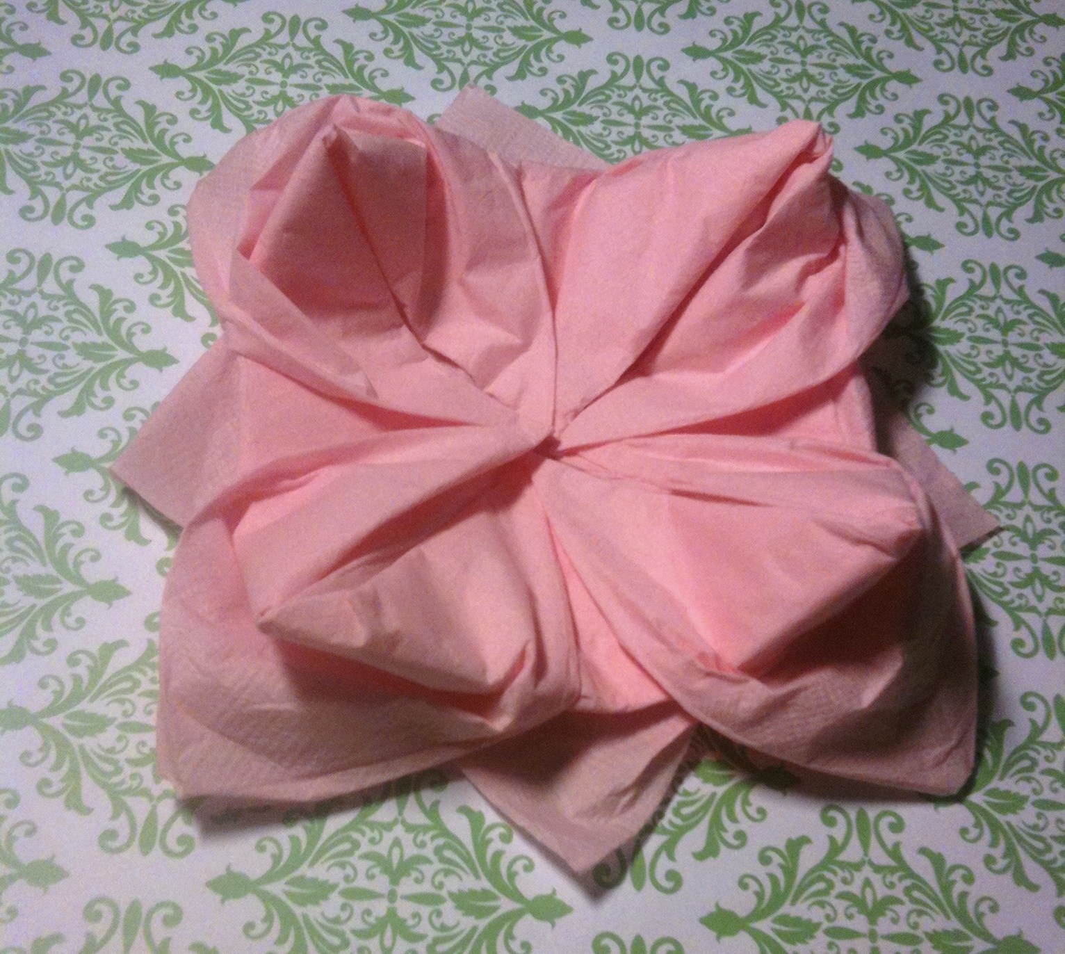 Daisy Celebrates! Lotus Flower Napkin Fold