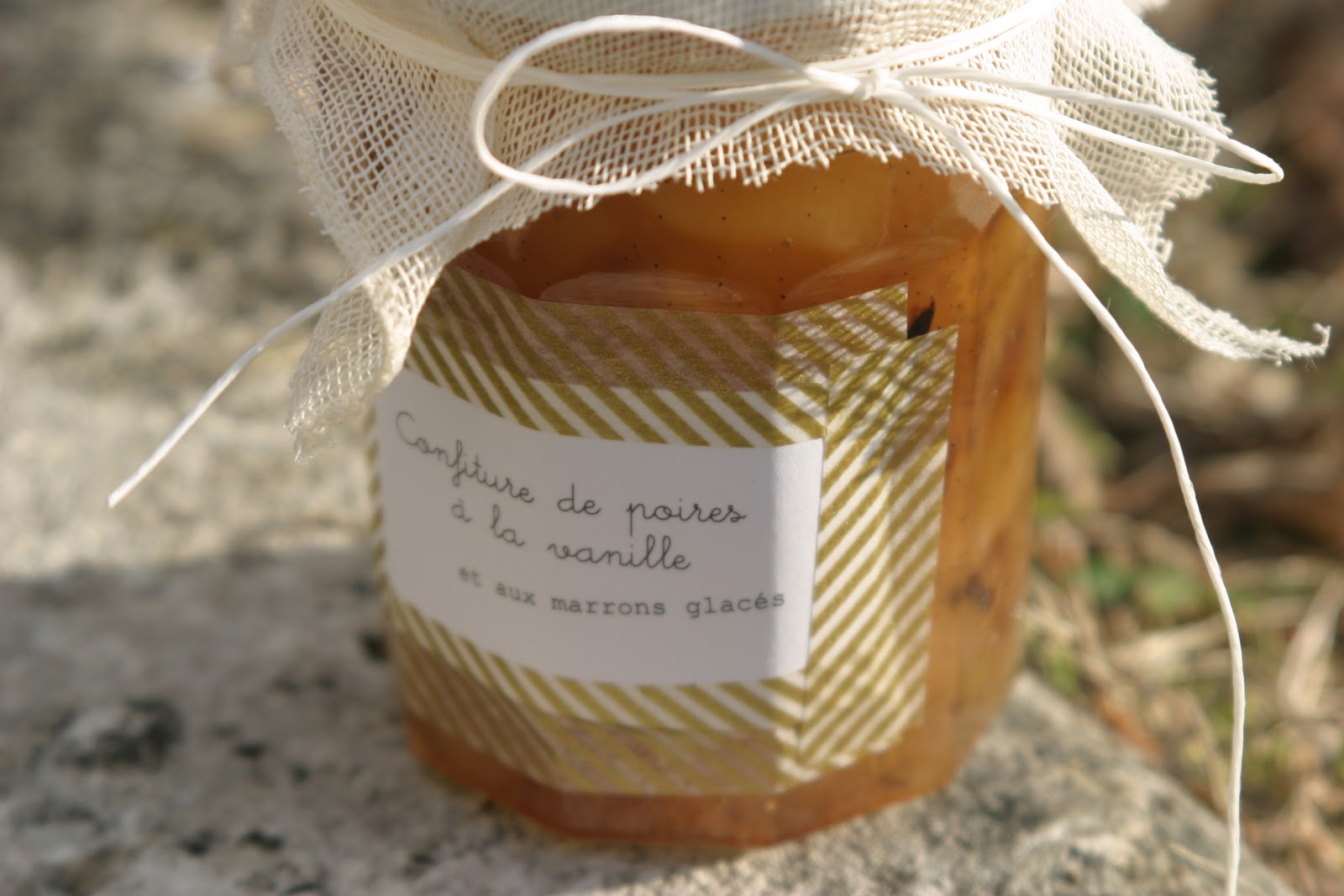 DIS MAMAN, ON MANGE QUOI ? Cadeaux gourmands confiture de poires à