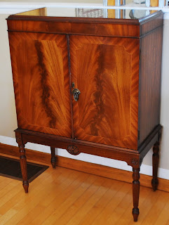 liquor cabinet mahogany