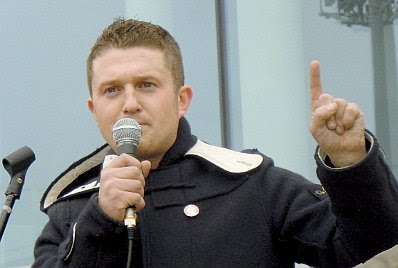 Tommy Robinson in Luton