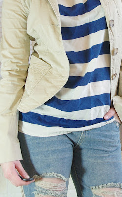 How to style a Boyfriend Jeans Teil 10: Stripes 