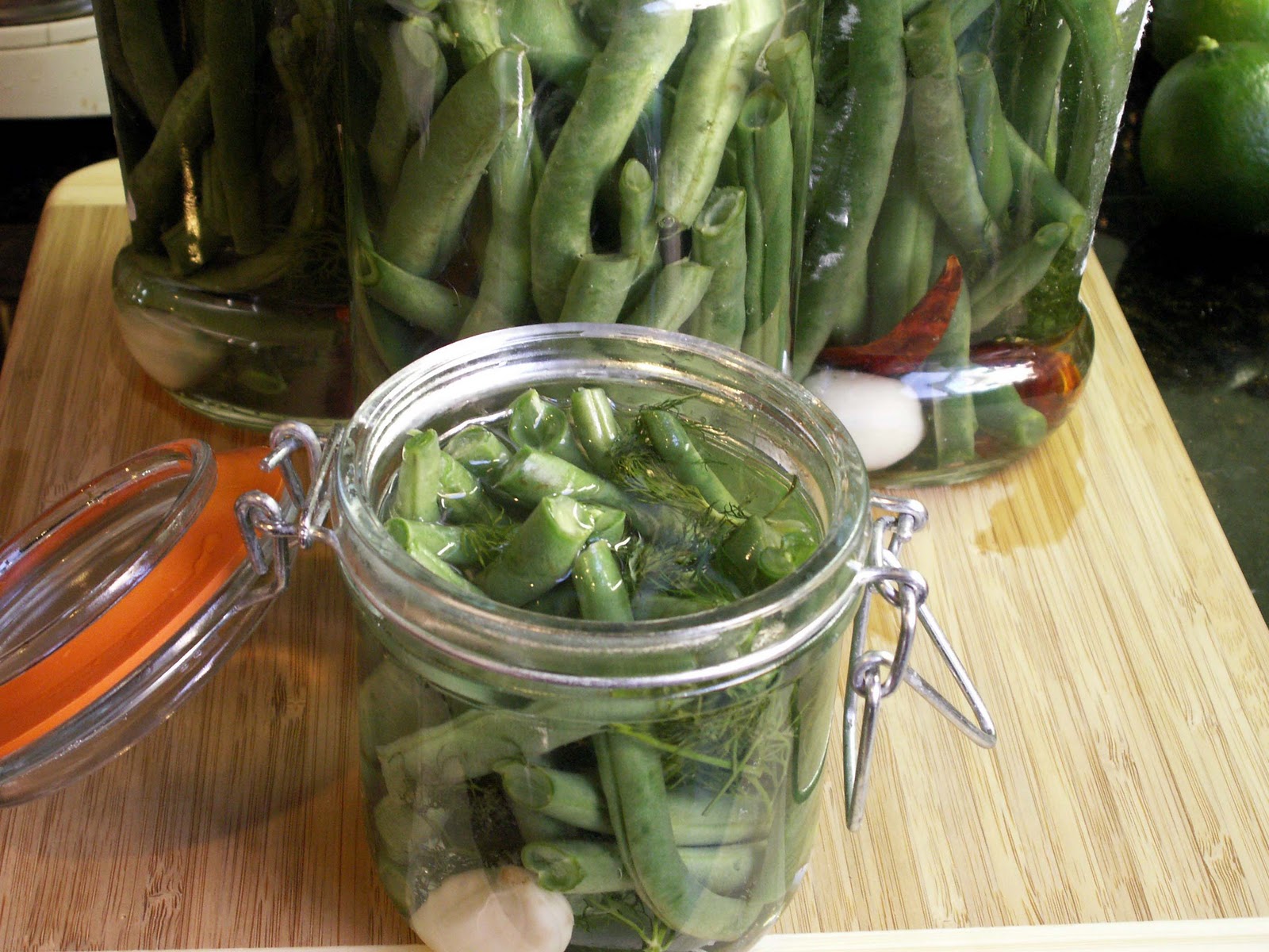 Mom, What's For Dinner? Pickled Green Beans