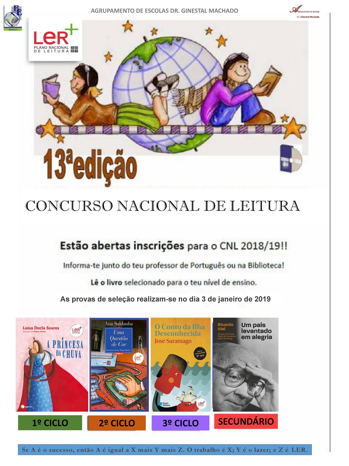 Concurso Nacional de Leitura 2018/2019