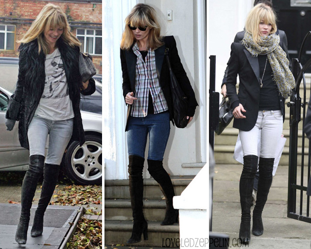 botas por encima de la rodilla