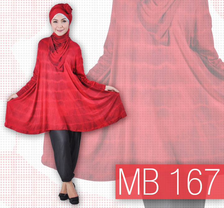 Baju Muslim Modern Tunik Umbrella Tie Dye Toko Online Baju Muslim