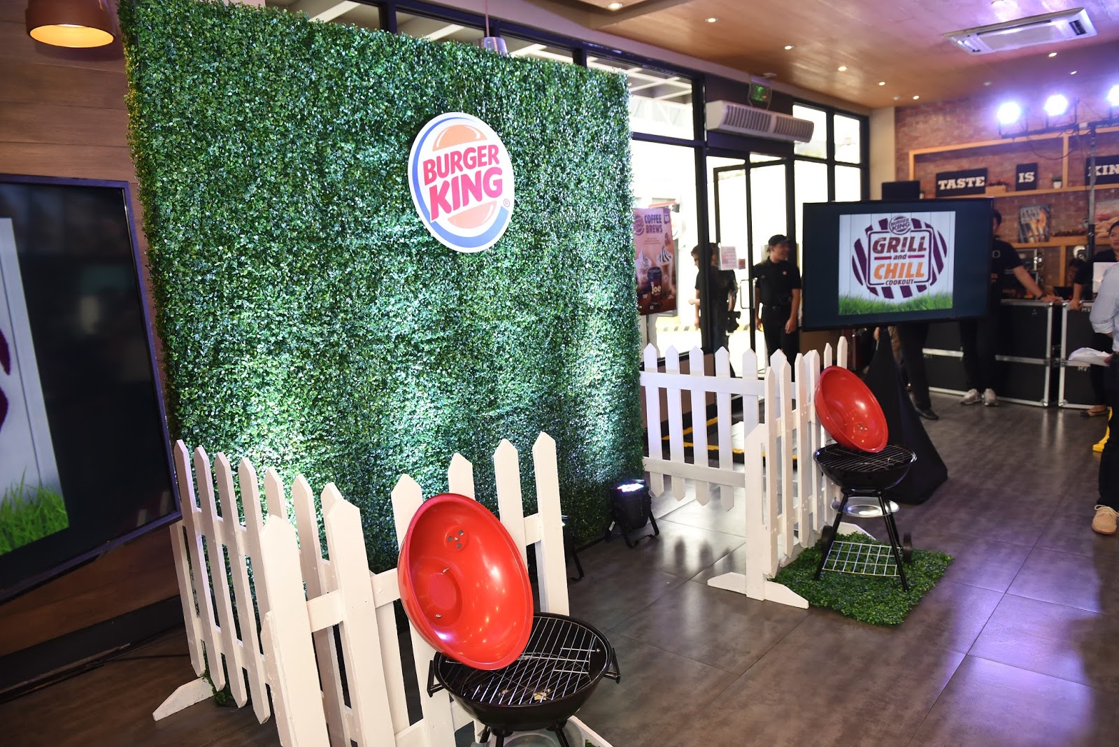 Burger King Grill and Chill Cookout with the Classic Whooper 