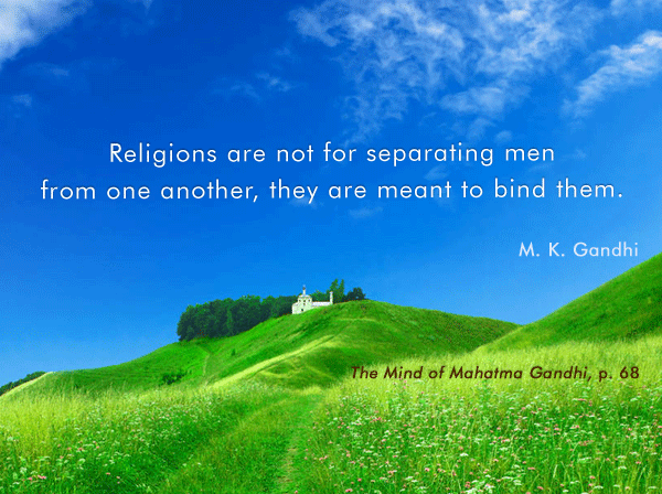 Mahatma Gandhi Quote on Religion