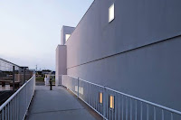 Shiga Narrow Urban Promenade House Design With Concrete Walls And Upper Bridge Shiga Narrow Urban Promenade House Design With Concrete Walls And Upper Bridge