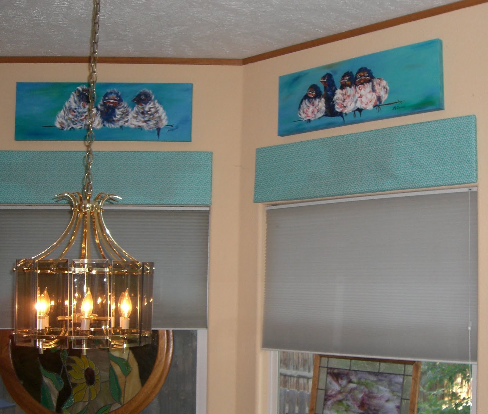 Nancy's Arts & Crafts Cornices with Fabric Coverings the Easy Way