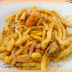 Strozzapreti con scampi, cozze e calamari