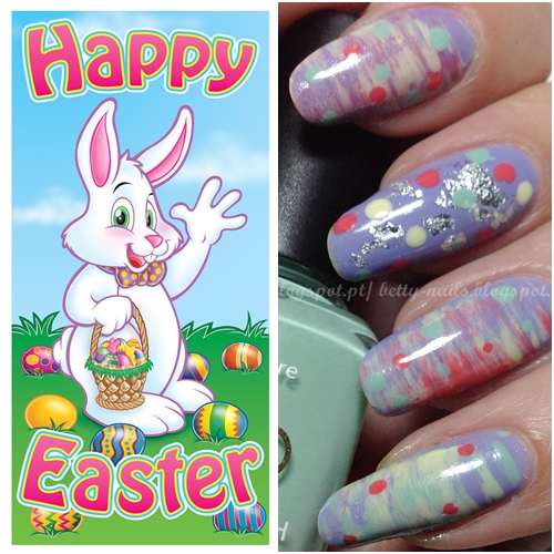 Betty Nails Easter Nails 2 LCN Blossom Sorbet Nailart