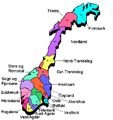Map of Norway Cities Pictures