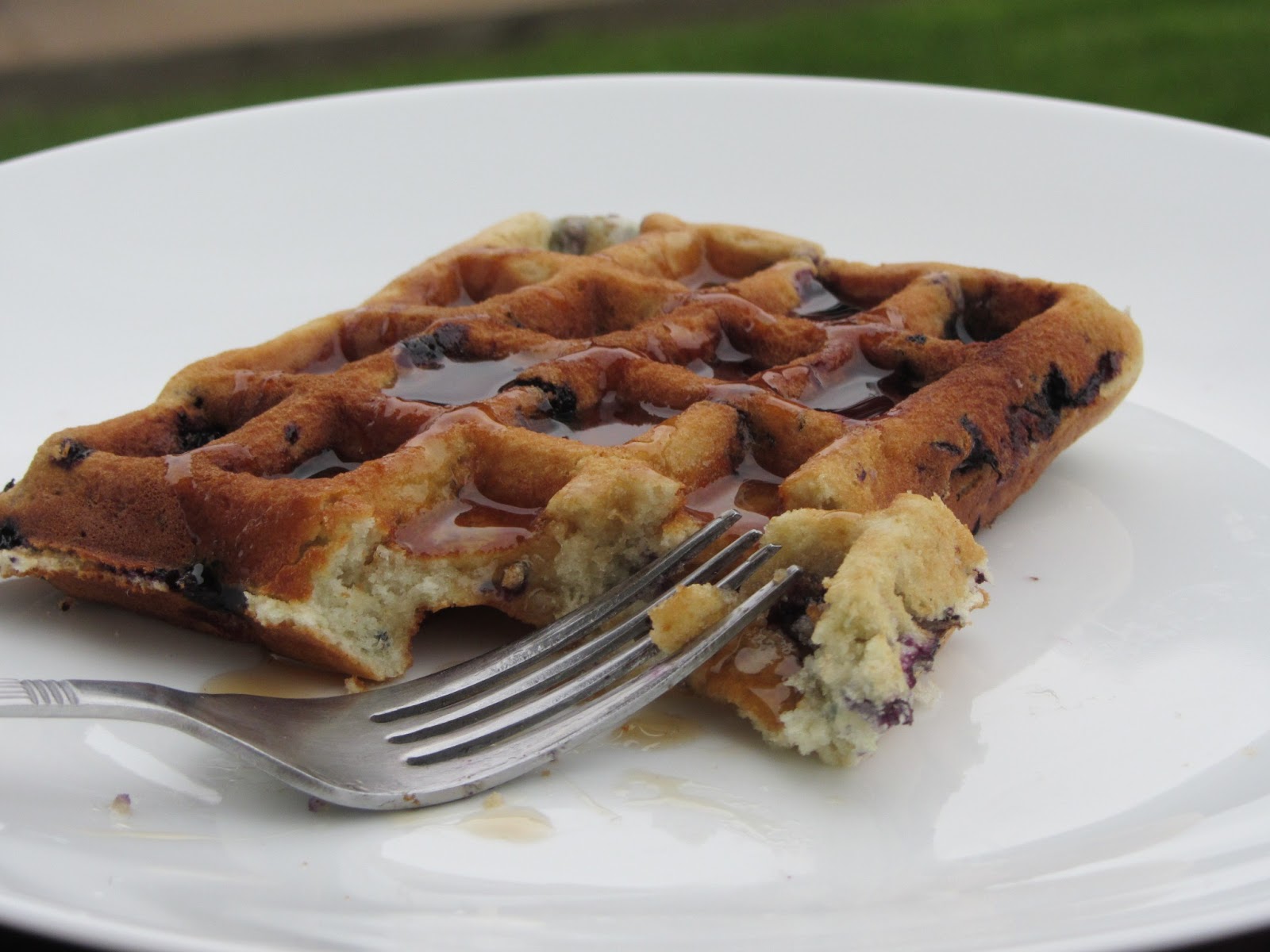 Been There Baked That Blueberry Muffin Waffles