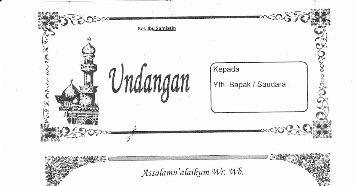 MAKALAH MEZA MODEL UNDANGAN PERTAMA