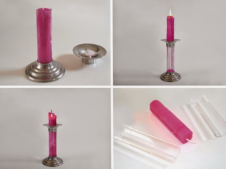 Candles recycle Holder Candlestick Rekindle