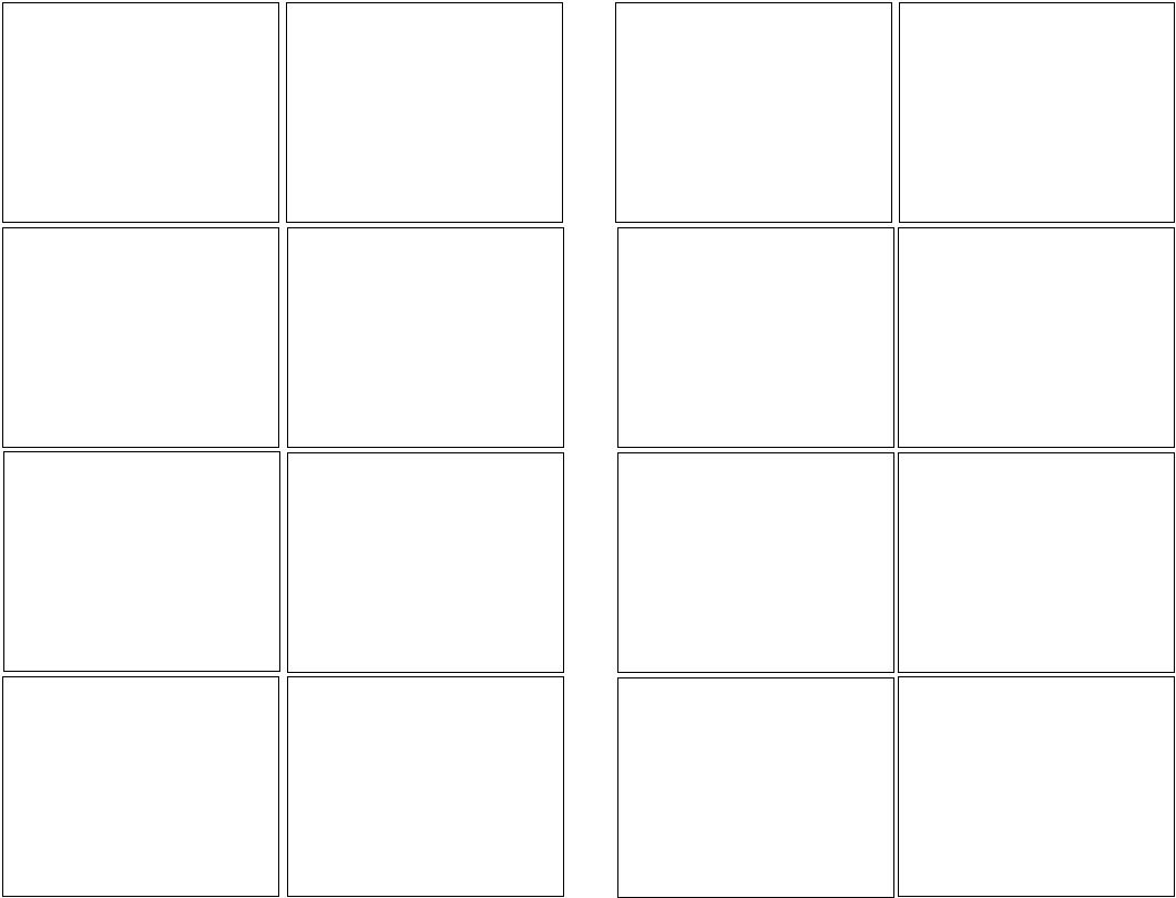 3x5 template